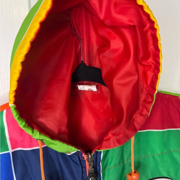 Vintage 80s Rainbow Puffer Jacket,  Retro Vest, Stranger Things Vest,.  #309 - Picture 2 of 14